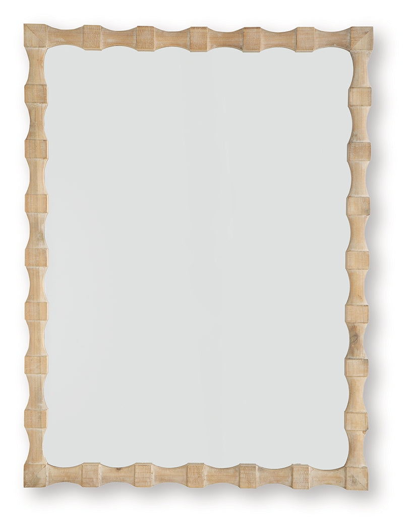 Acelmore Light Brown Accent Mirror - A8010420