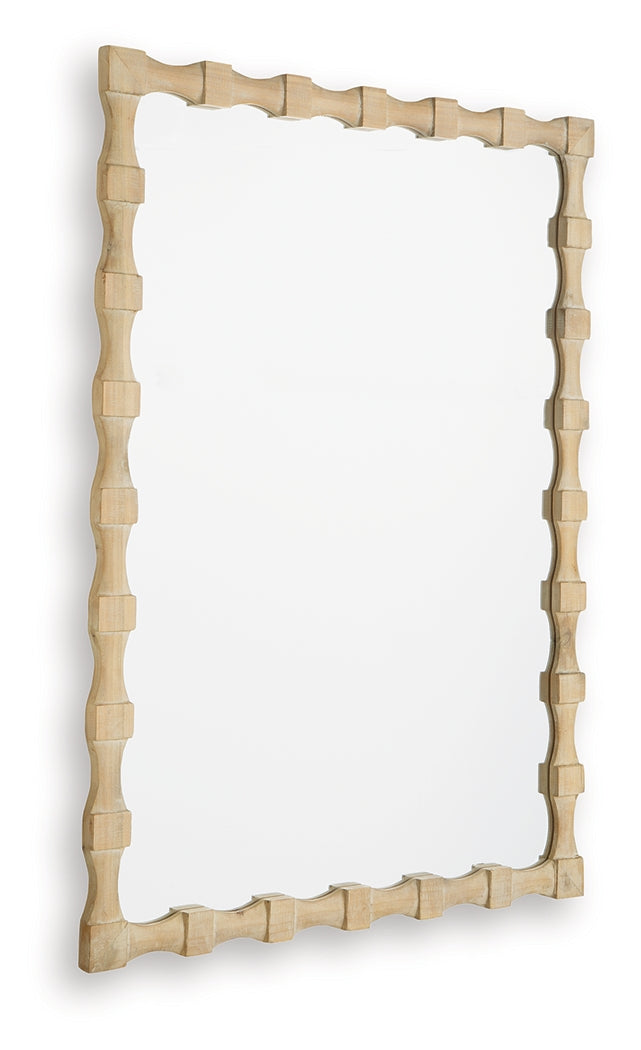 Acelmore Light Brown Accent Mirror - A8010420