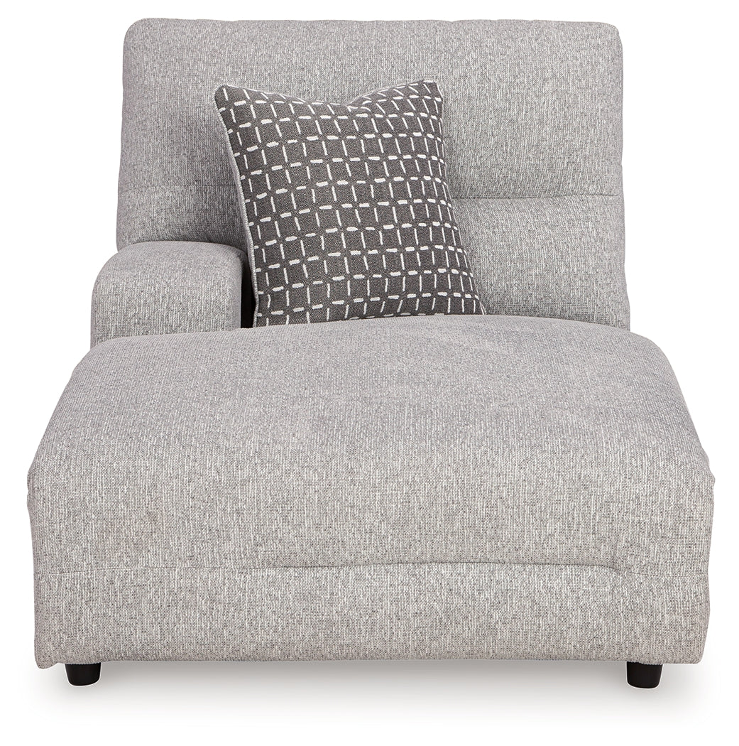 Acklen Place Alloy Left-Arm Facing Power Press Back Chaise - 9360579