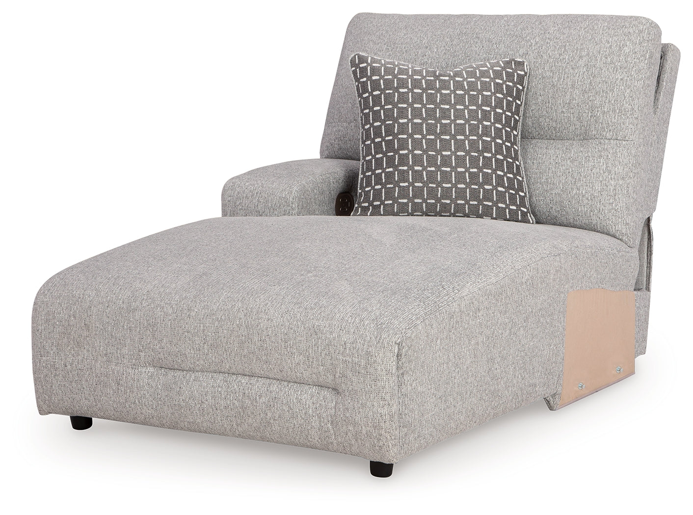 Acklen Place Alloy Left-Arm Facing Power Press Back Chaise - 9360579