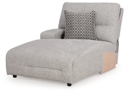 Acklen Place Alloy Left-Arm Facing Power Press Back Chaise - 9360579