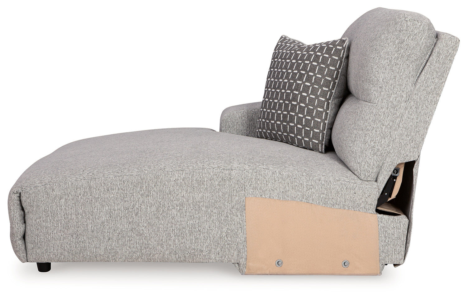 Acklen Place Alloy Left-Arm Facing Power Press Back Chaise - 9360579