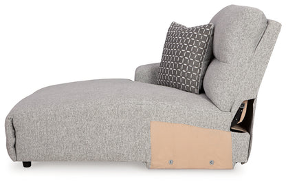 Acklen Place Alloy Left-Arm Facing Power Press Back Chaise - 9360579