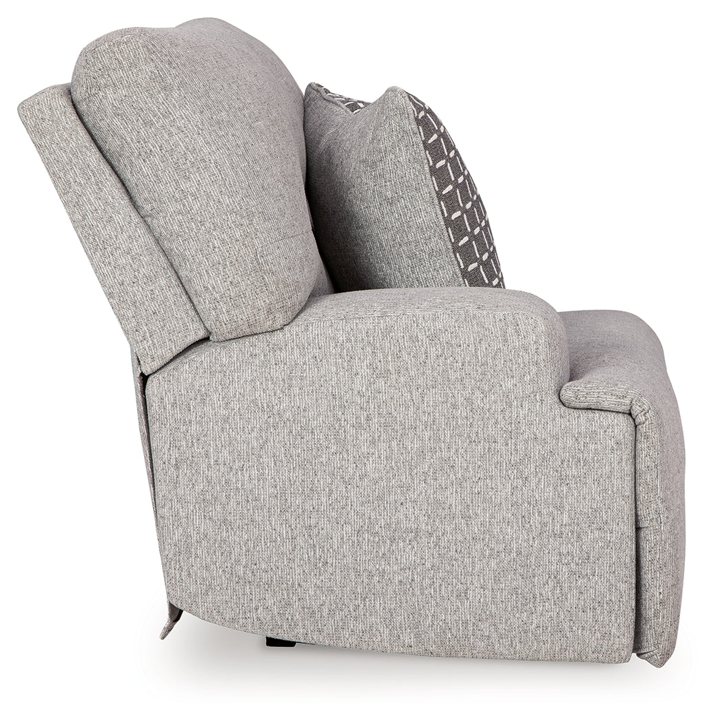 Acklen Place Alloy Left-Arm Facing Power Recliner - 9360558