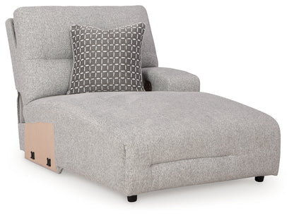 Acklen Place Alloy Right-Arm Facing Power Press Back Chaise - 9360597