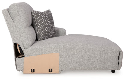 Acklen Place Alloy Right-Arm Facing Power Press Back Chaise - 9360597