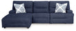 Acklen Place Navy 3-Piece Power Reclining Sectional - 93607S7