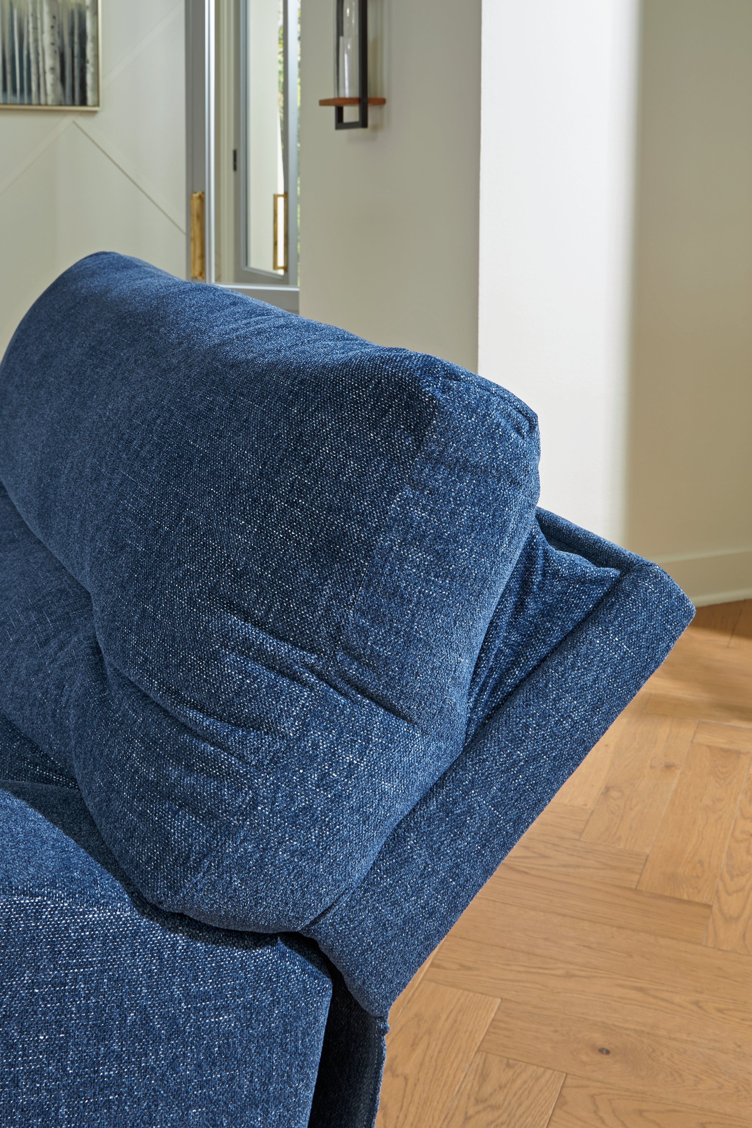 Acklen Place Navy 3-Piece Power Reclining Sectional Sofa with Chaise - 93607S4