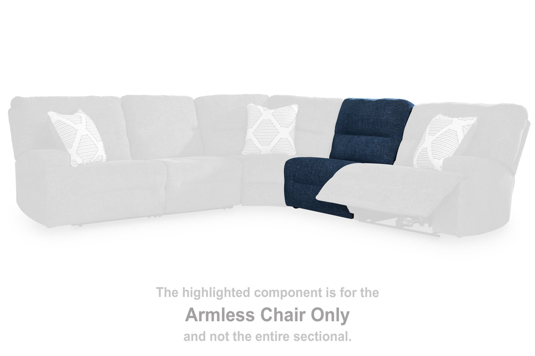 Acklen Place Navy Armless Chair - 9360746