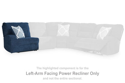 Acklen Place Navy Left-Arm Facing Power Recliner - 9360758