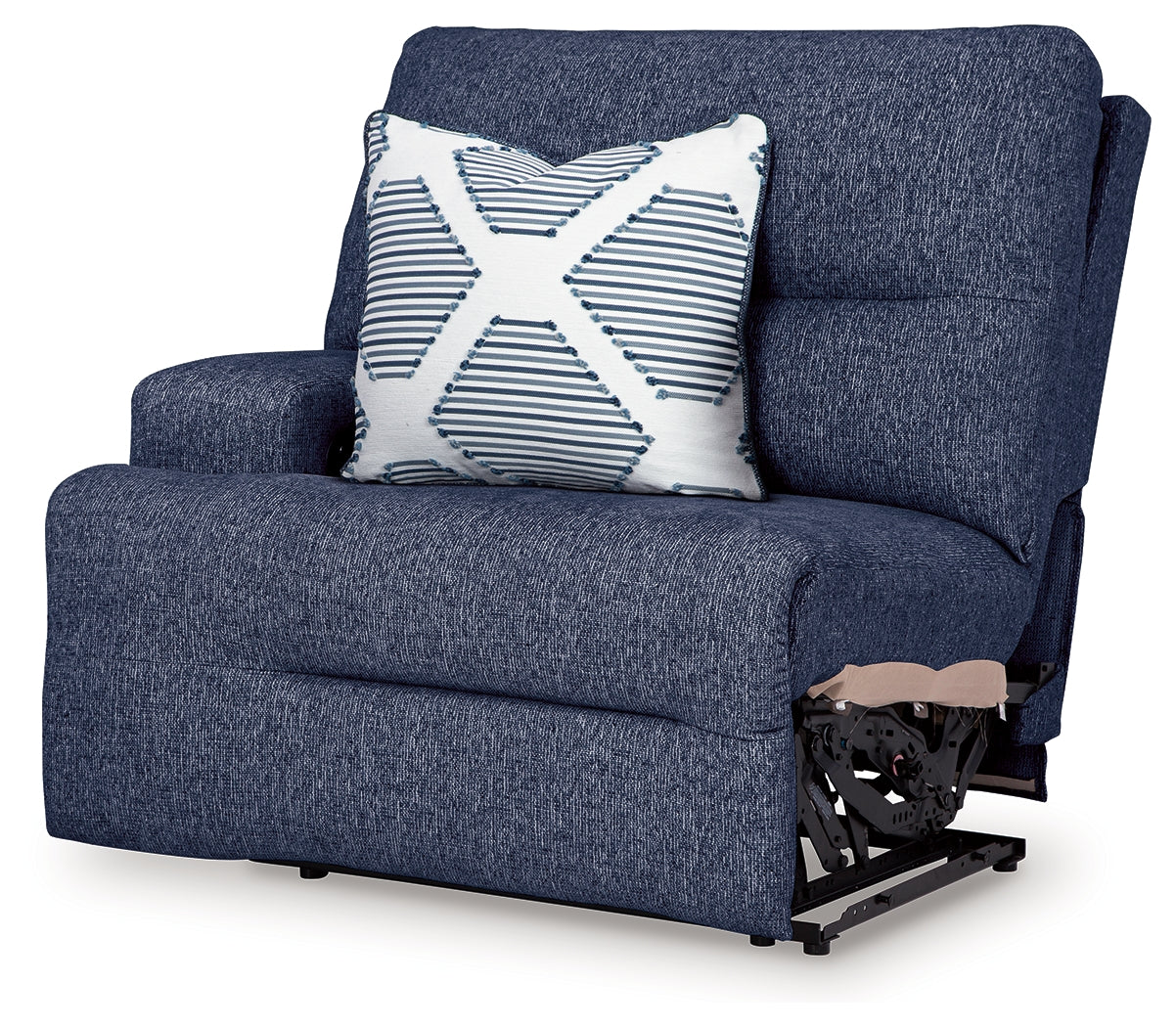 Acklen Place Navy Left-Arm Facing Power Recliner - 9360758