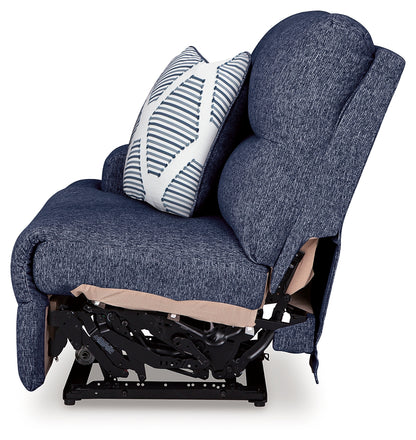 Acklen Place Navy Left-Arm Facing Power Recliner - 9360758