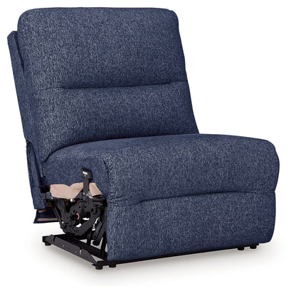 Acklen Place Navy Power Armless Recliner - 9360731
