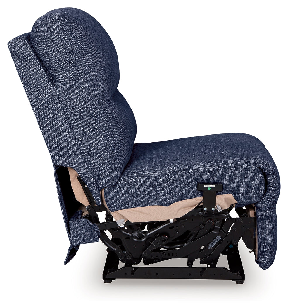 Acklen Place Navy Power Armless Recliner - 9360731