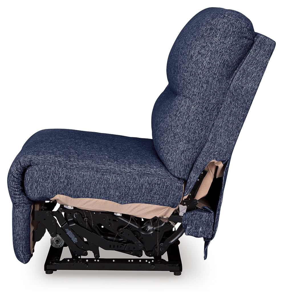 Acklen Place Navy Power Armless Recliner - 9360731