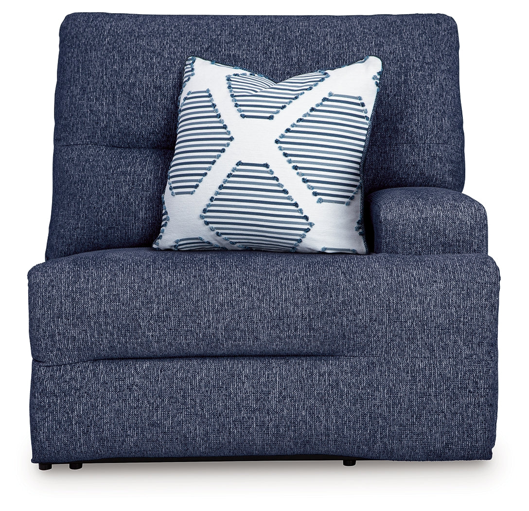 Acklen Place Navy Right-Arm Facing Power Recliner - 9360762