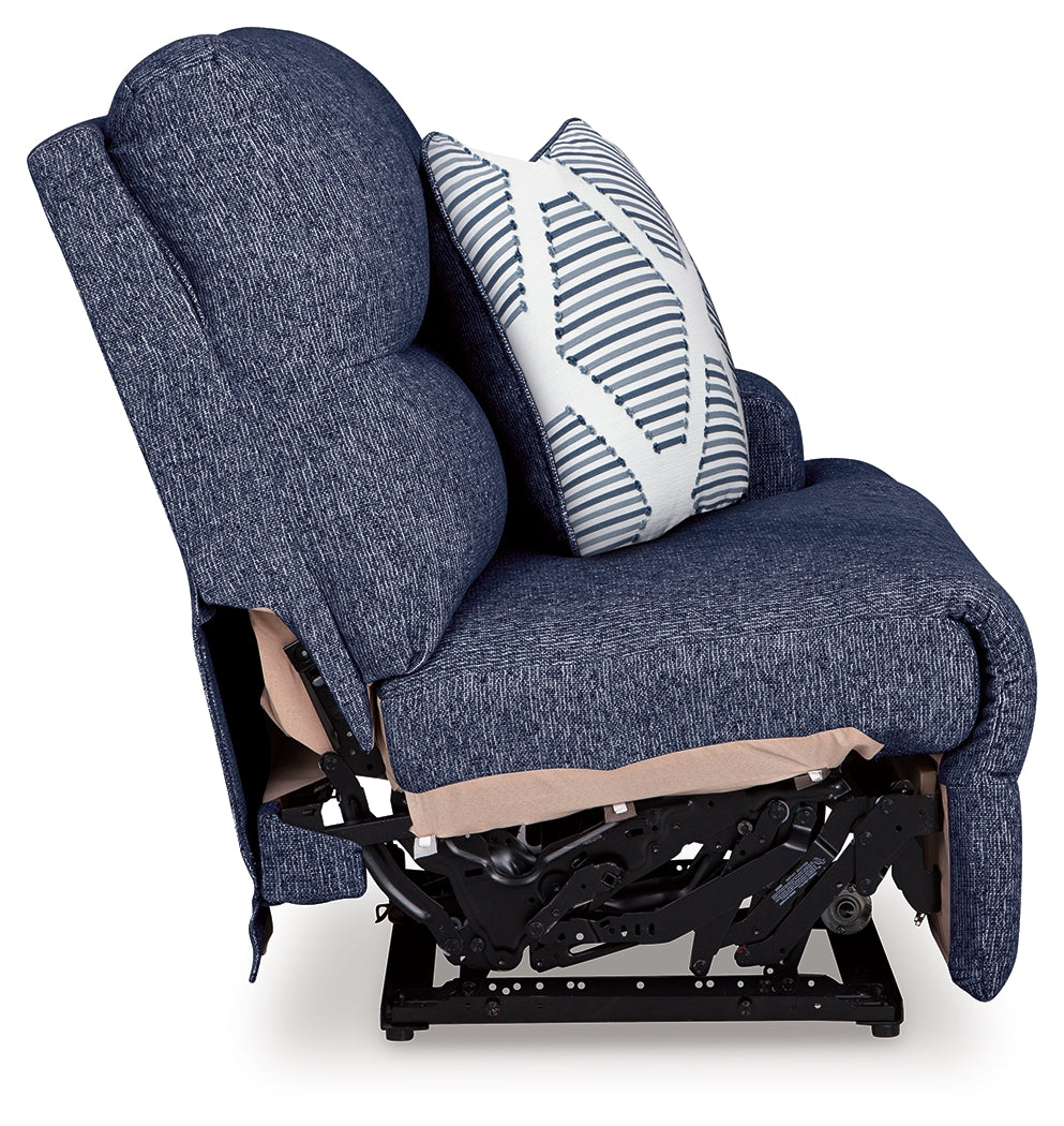 Acklen Place Navy Right-Arm Facing Power Recliner - 9360762