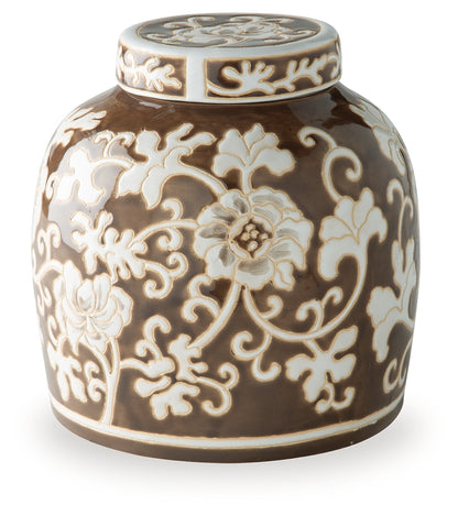 Adalham Brown/Cream Jar - A2000910