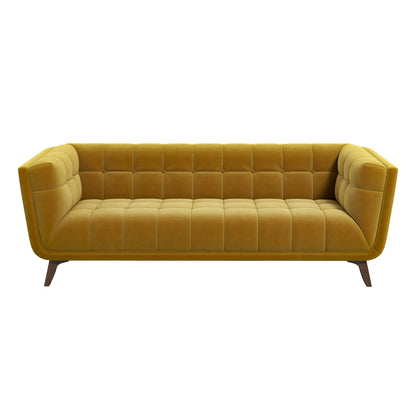 Addison Gold Velvet Large Sofa