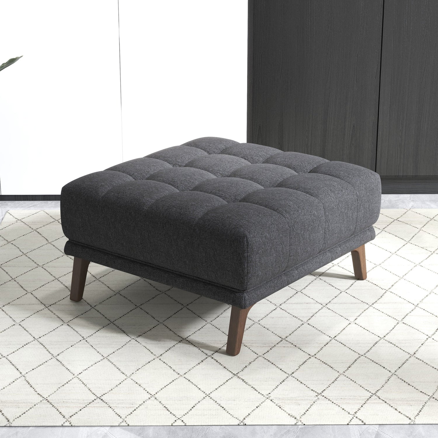 Addison Square Upholstered Ottoman - OTT00300311