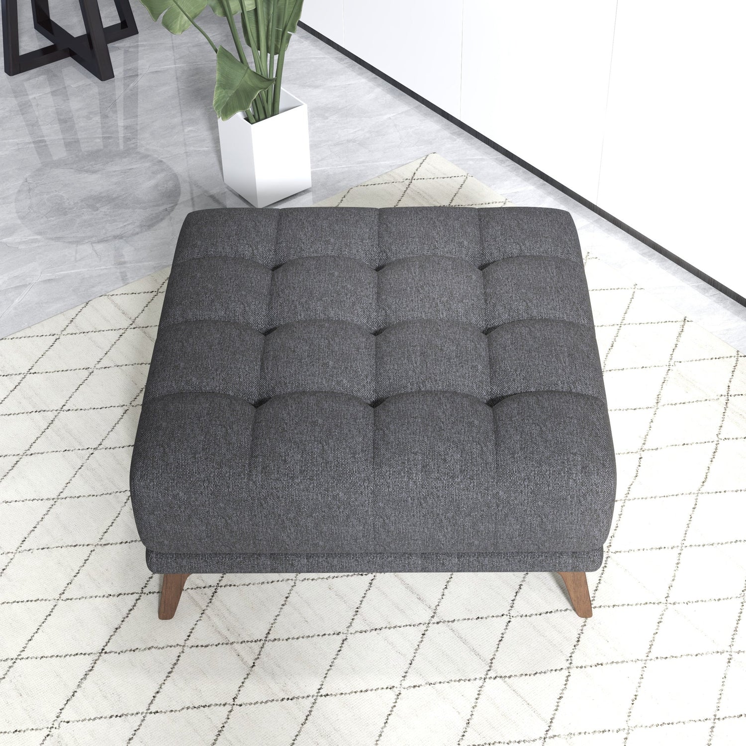 Addison Square Upholstered Ottoman - OTT00300311