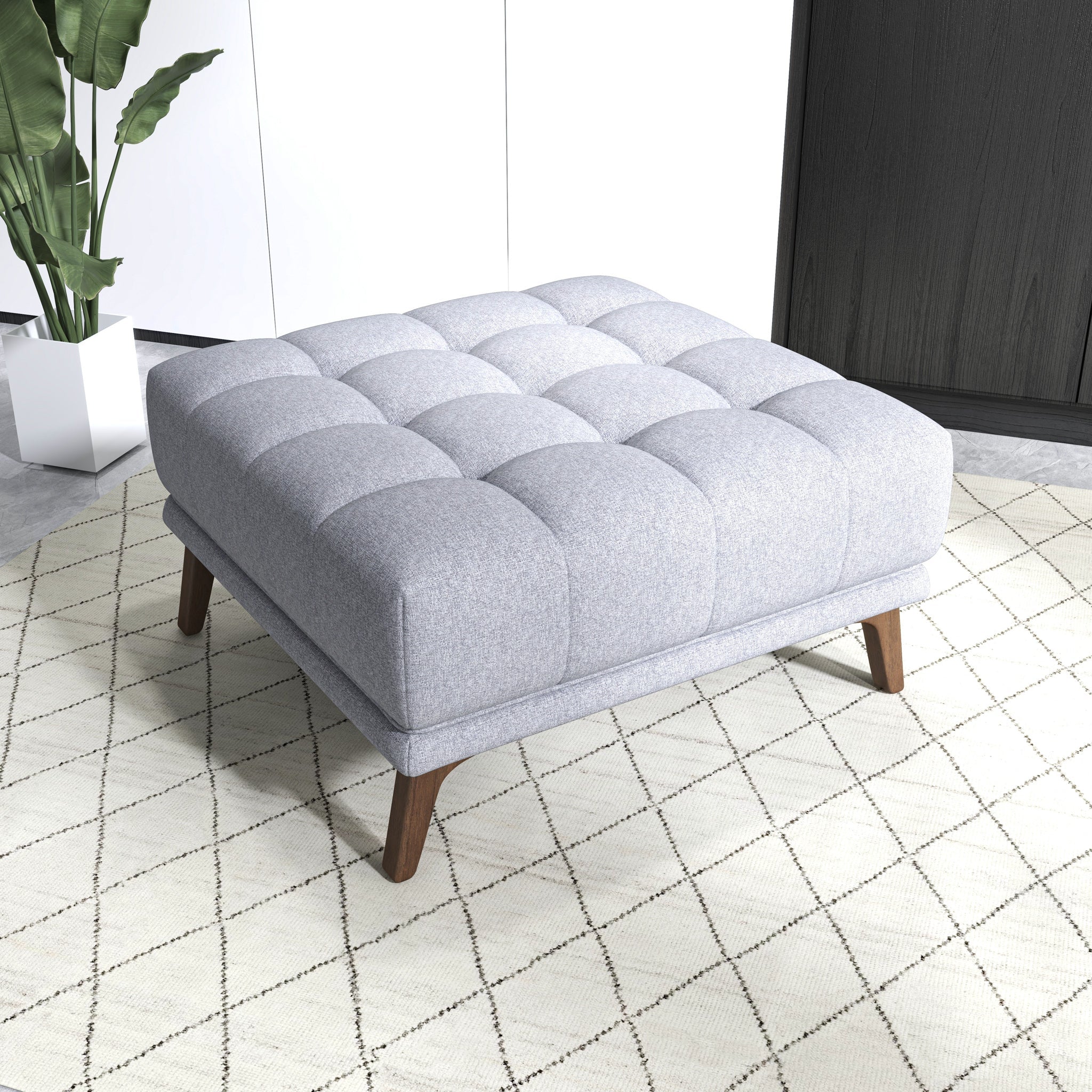 Ashcroft Furniture Kano Ottoman
