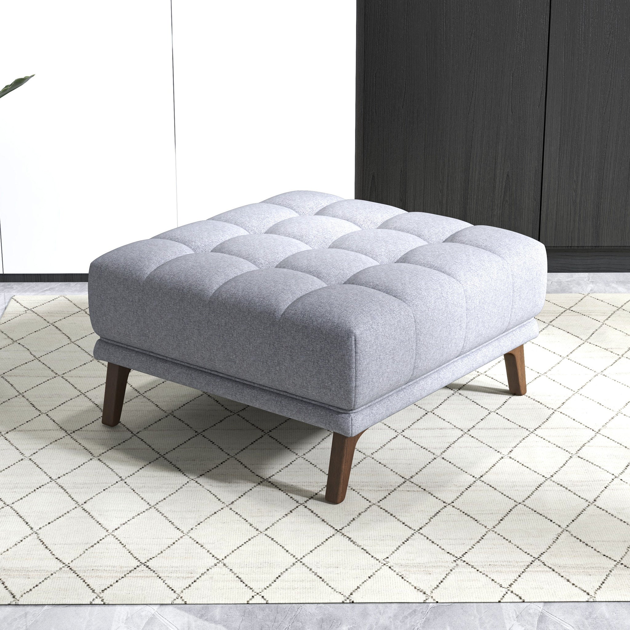 Ashcroft Furniture Kano Ottoman - Thumbnail 2