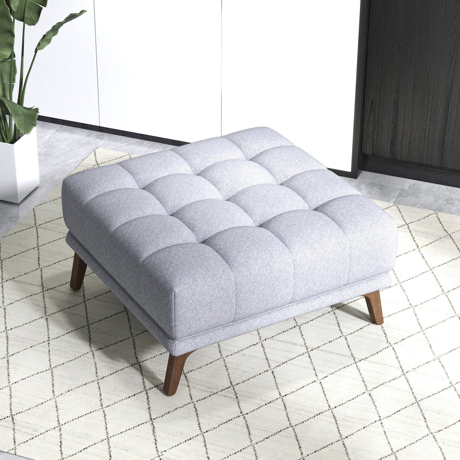 Addison Square Upholstered Ottoman - OTT00300312