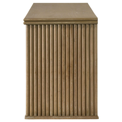 Adina 70-inch TV Stand Media Console Distressed Light Brown - 722933