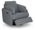 Alainmont Salt and Pepper Swivel Power Recliner - A3000738
