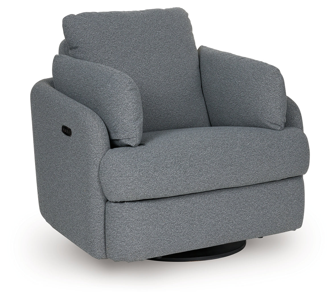 Alainmont Salt and Pepper Swivel Power Recliner - A3000738