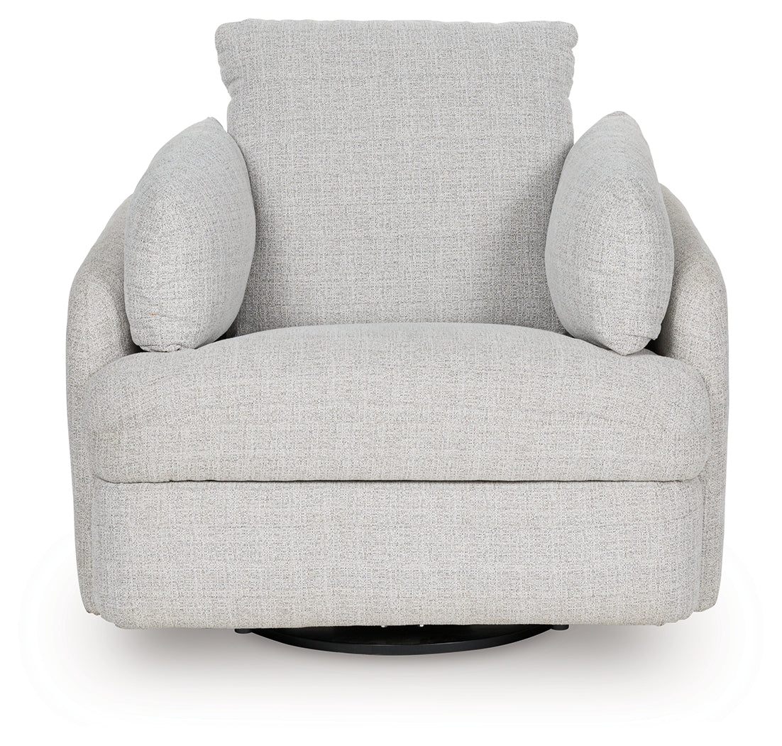 Alainmont Stone Swivel Power Recliner - A3000739