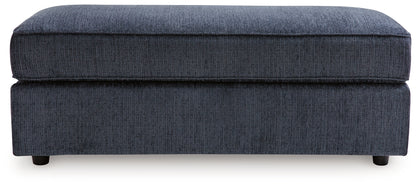 Albar Place Cobalt 2-Piece Sectional and Ottoman - 95302U1
