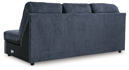 Albar Place Cobalt 2-Piece Sectional and Ottoman - 95302U1