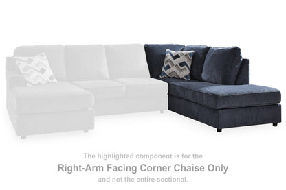 Albar Place Cobalt 2-Piece Sectional and Ottoman - 95302U1