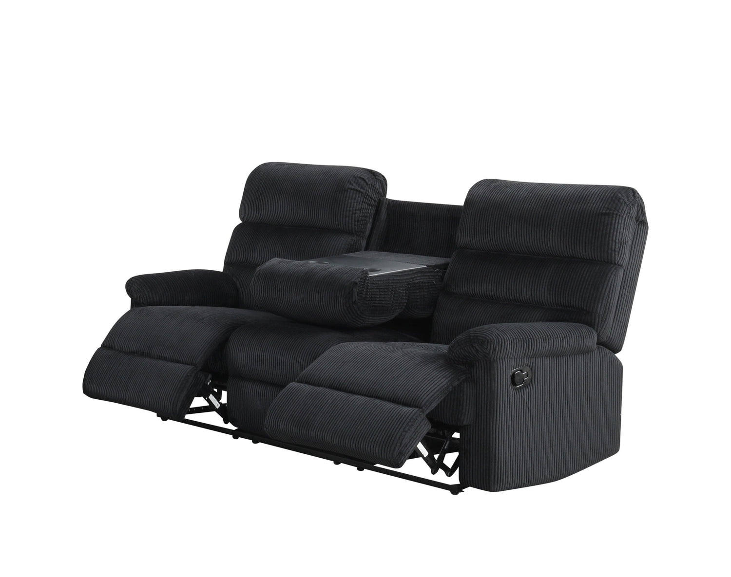 Albert Black - 3PC Reclining Set - ALBERT BLACK 3PC