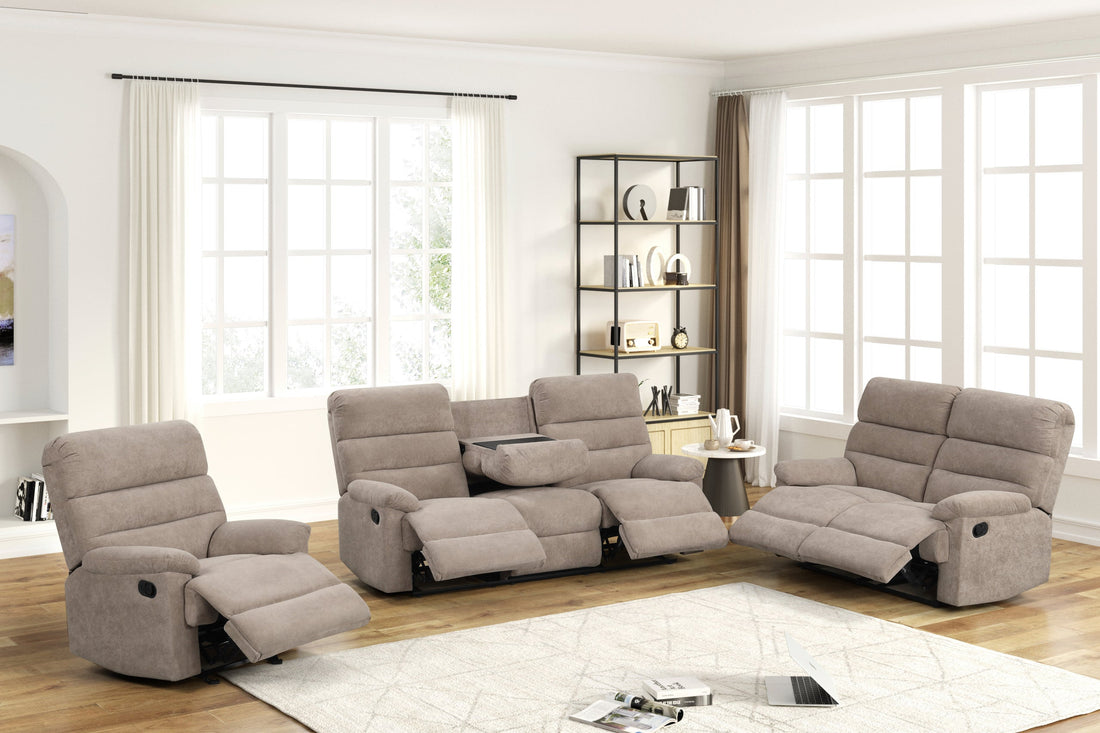 Albert21 - 3PC Reclining Set - ALBERT21 3PC