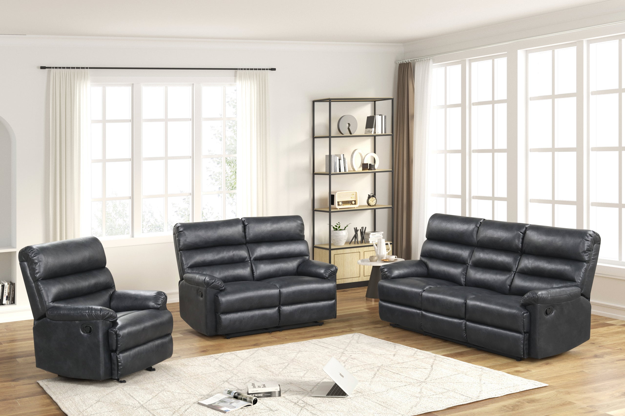 Albert40 - 3PC Reclining Set - ALBERT40 3PC