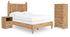 Aleaport Full Panel Bed with Chest and Nightstand in Warm Brown from Ashley - Luna Furniture