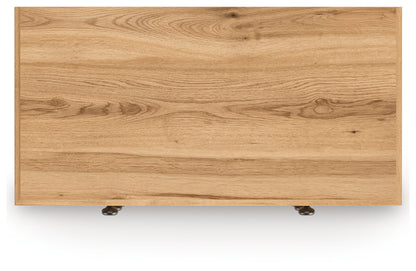 Aleaport Full Panel Bed with Dresser and Chest in Warm Brown from Ashley - Luna Furniture