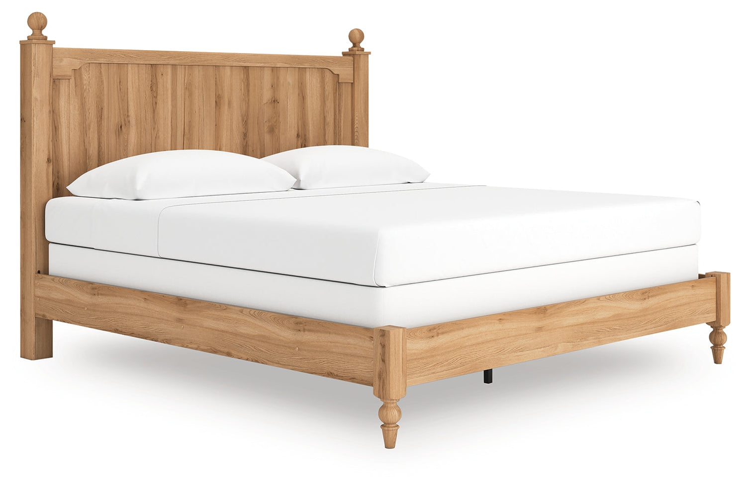 Aleaport King Panel Bed with Dresser and Chest in Warm Brown from Ashley - Luna Furniture