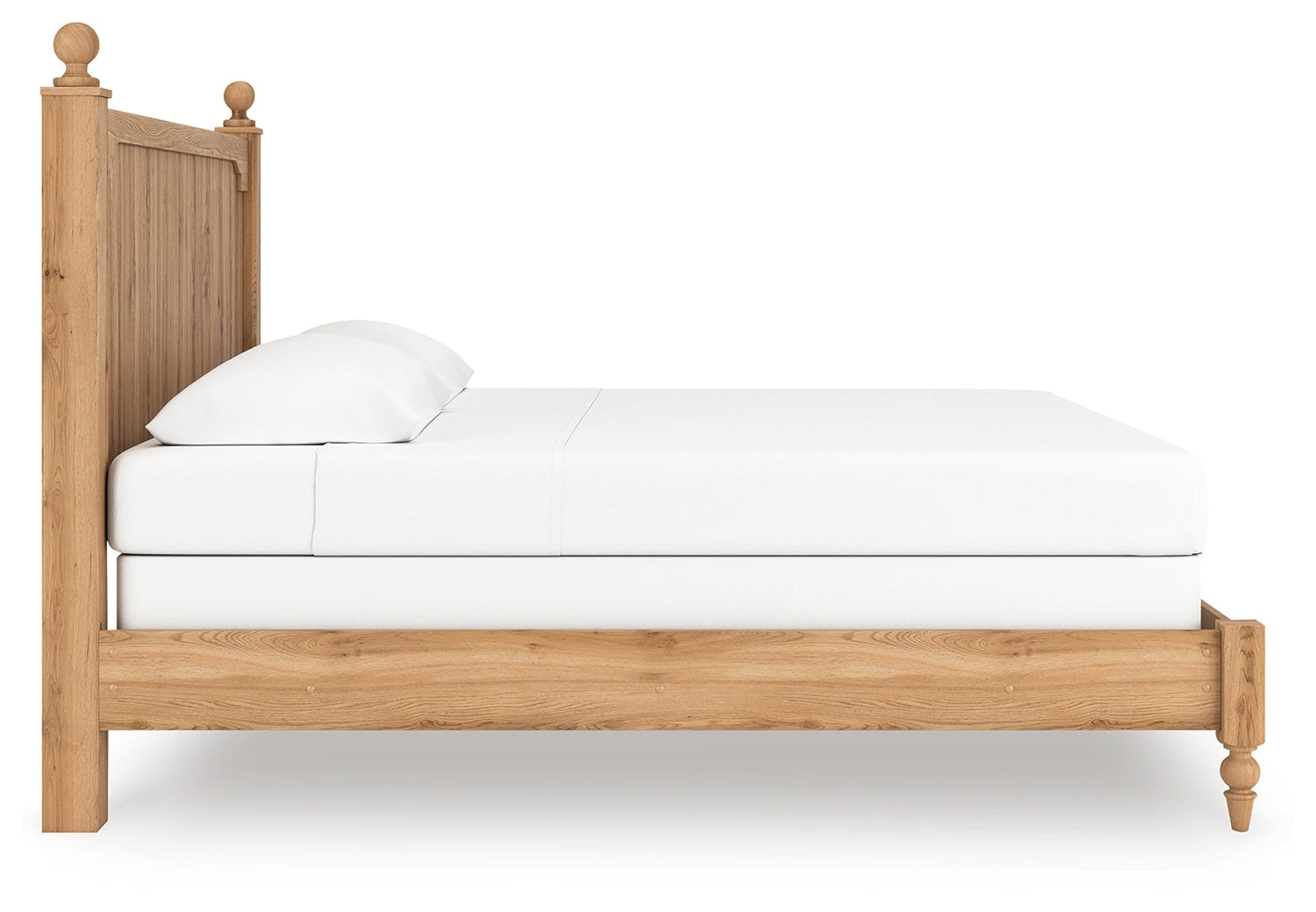 Aleaport King Panel Bed with Dresser and Chest in Warm Brown from Ashley - Luna Furniture