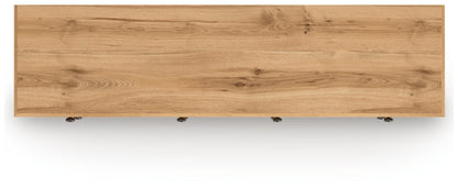 Aleaport King Panel Bed with Dresser and Chest in Warm Brown from Ashley - Luna Furniture