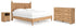 Aleaport King Panel Bed with Dresser and Nightstand in Warm Brown from Ashley - Luna Furniture