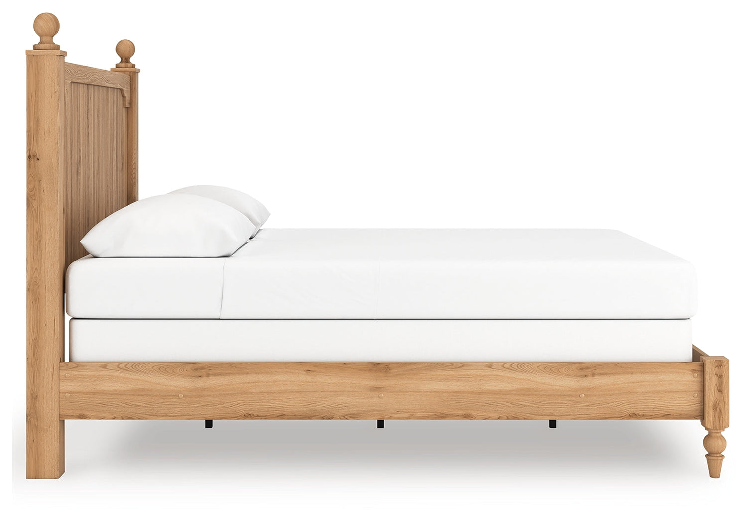 Aleaport Queen Panel Bed with Dresser and Nightstand in Warm Brown from Ashley - Luna Furniture