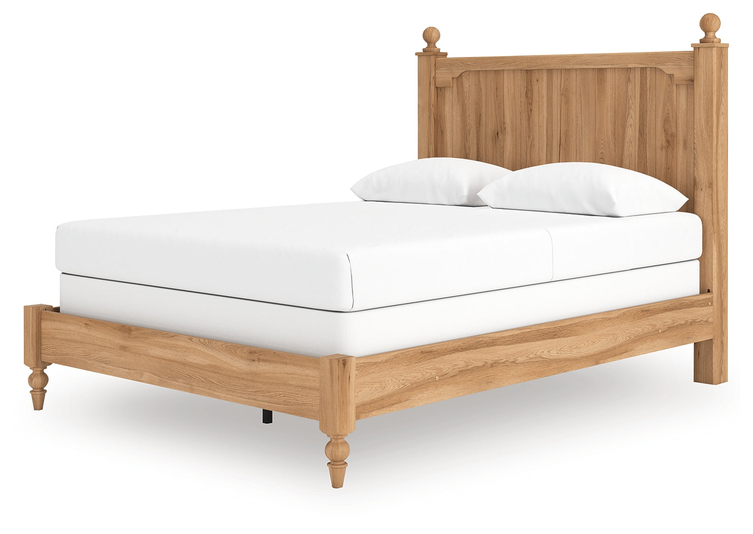 Aleaport Queen Panel Bed with Dresser and Nightstand in Warm Brown from Ashley - Luna Furniture