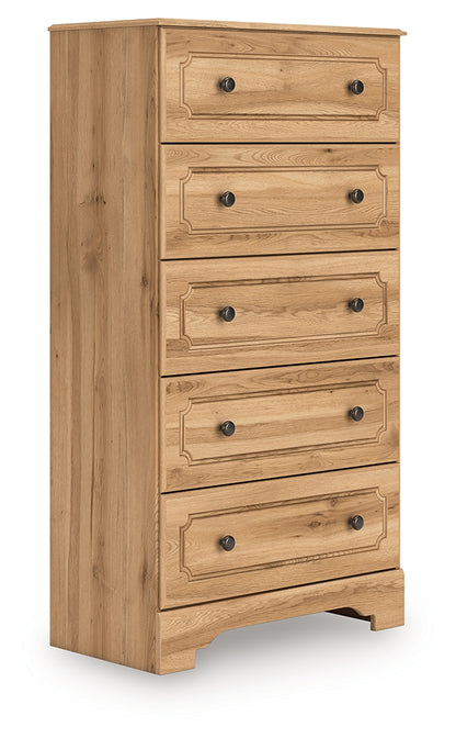 Aleaport Warm Brown Chest of Drawers - PCB1075-46