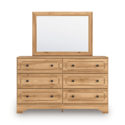 Aleaport Warm Brown Dresser and Mirror - PCB1075B1