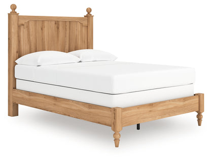 Aleaport Warm Brown Full Panel Bed - PCB1075B4