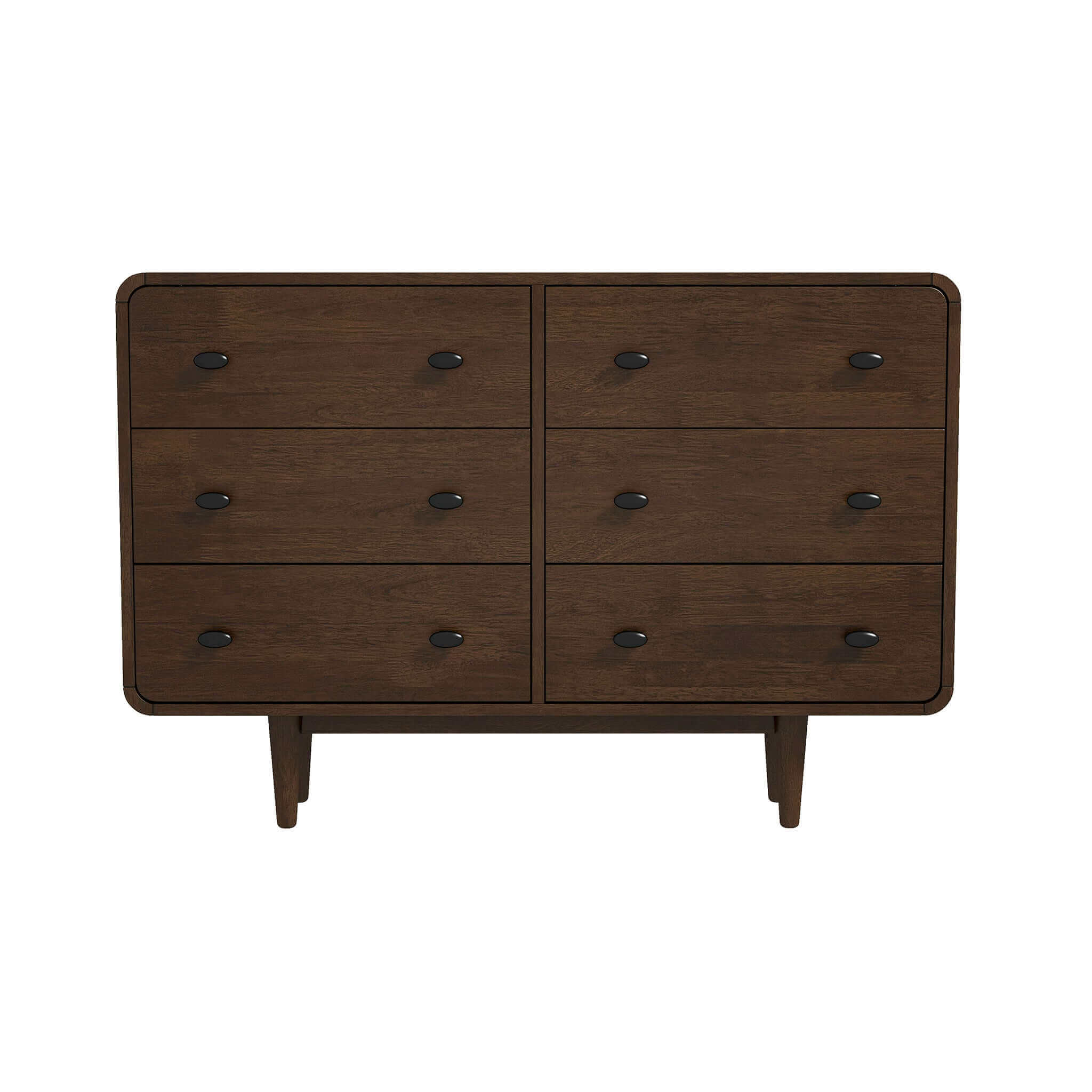 Alexa Mid Century Modern Dresser 6 Drawer - DRS00700502